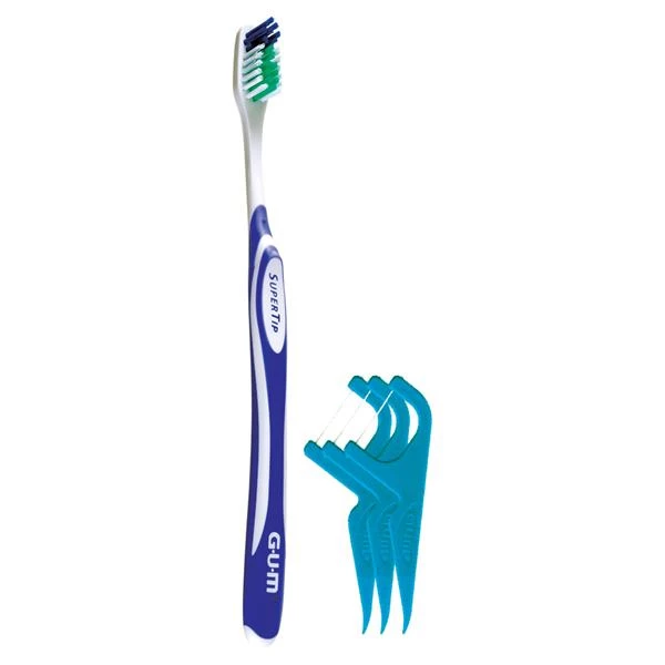 Paquete para pacientes adultos GUM Super Tip 144/unidad. Incluye: 144 puntas Super Tip para adultos GUM.