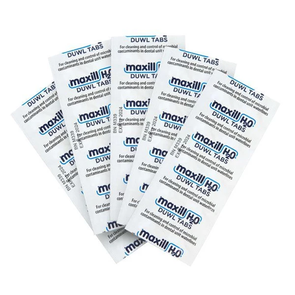 maxill H2O DUWL Tabs Easy-to-use Waterline Maintenance Treatment, 50/Pk