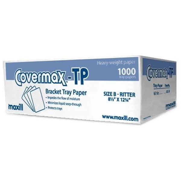 Covermax-TP 8.5" x 12.25" Ritter "B", Heavy Weight, White, Tray Paper, 1000/Box