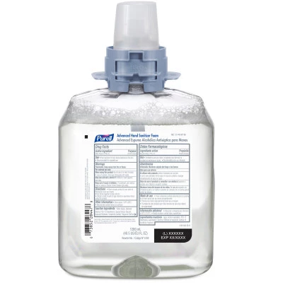 Purell Advanced Handdesinfektionsschaum 1200 mL Nachfüllpackung für FMX-12 Spender.