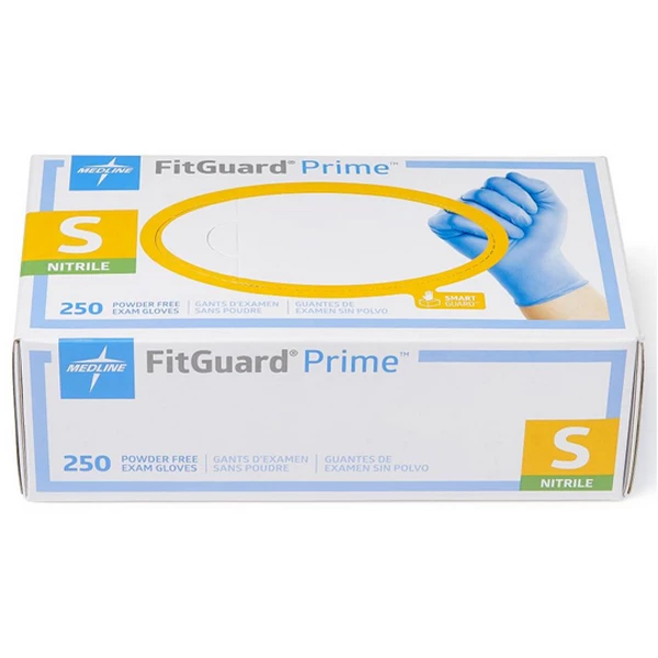 FitGuard Prime Nitrile Exam Gloves, SMALL Violet Blue 250/Box.
