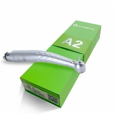 AppleDental A2 LED Turbina de Alta Velocidad con Botón de Presión y Triple Rociado de Agua.