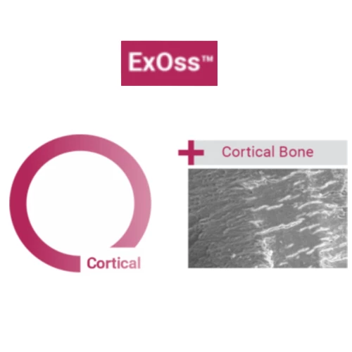 ExOss chip (0.850-1.50mm) 5 cc Vial. 100% Cortical Bone