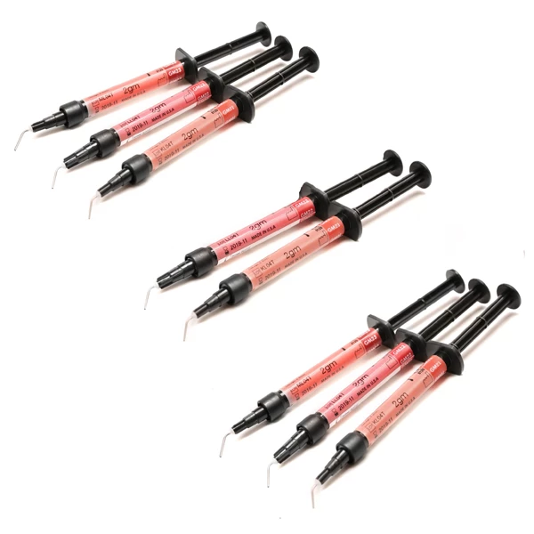 Парафил Гингива, система оттенков гингивы с фотополимеризацией, набор из 8 шприцев. Включает: