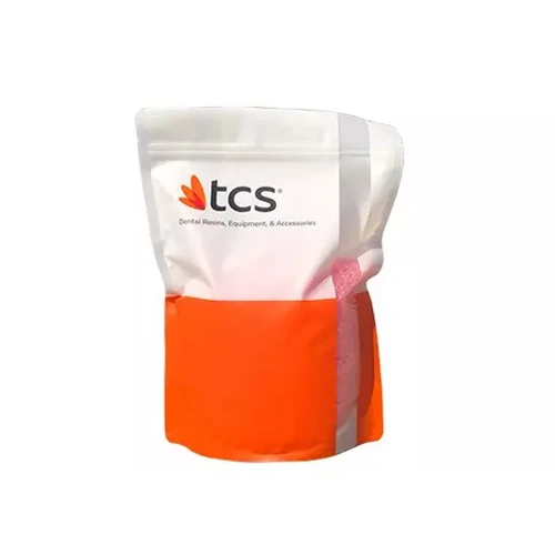 Resina per base di dentiera termoplastica iFlex - Rosa standard, ricarica bulk da 1 kg