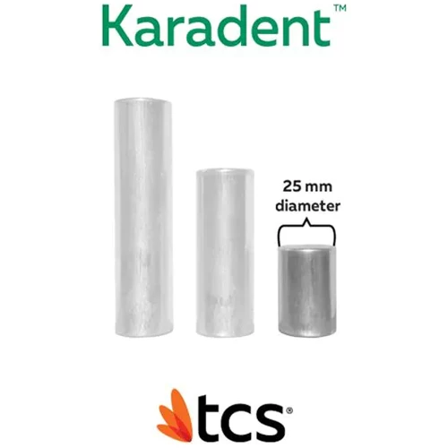 Karadent Semi-Rigid Denture Base Resin, 25mm Medium Cartridge, Clear, 5/Pk