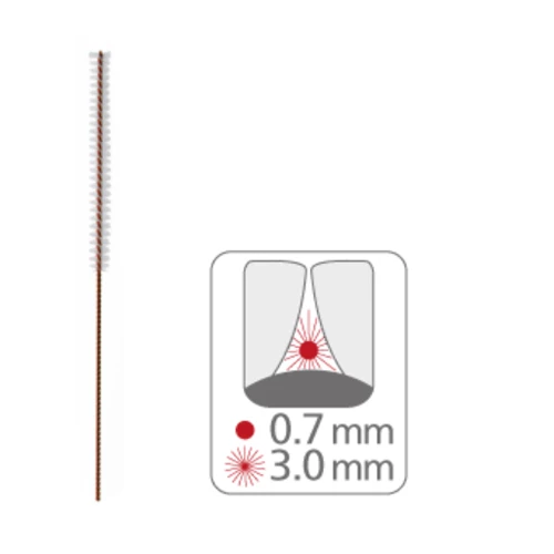 Paro Isola Long Ø 3mm Interdental Brush Tips: X-Fine Cylindric, Red, 10/Box Paro Isola Long Ø 3mm Interdental Brush Tips: X-Fine Cylindric, Red, 10/Box