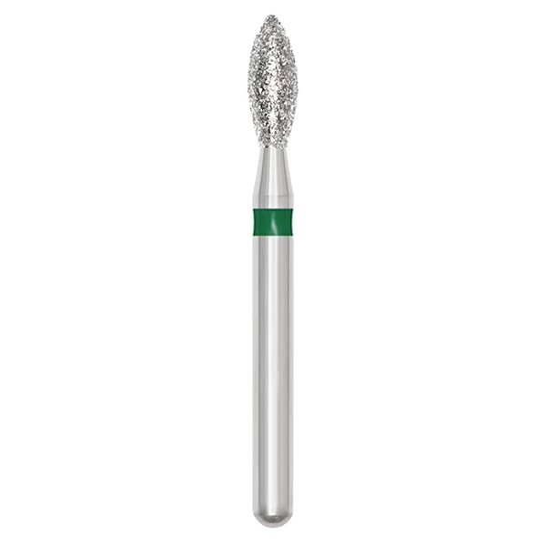 Ohio Forge FG #868.018 Coarse, Flame Shaped, Diamond Bur, 10/Pk.
