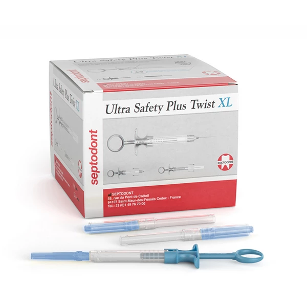 Ультра безопасные иглы Plus Twist XL стерильные, 30G короткие (синие), 100 шт./упаковка + 1