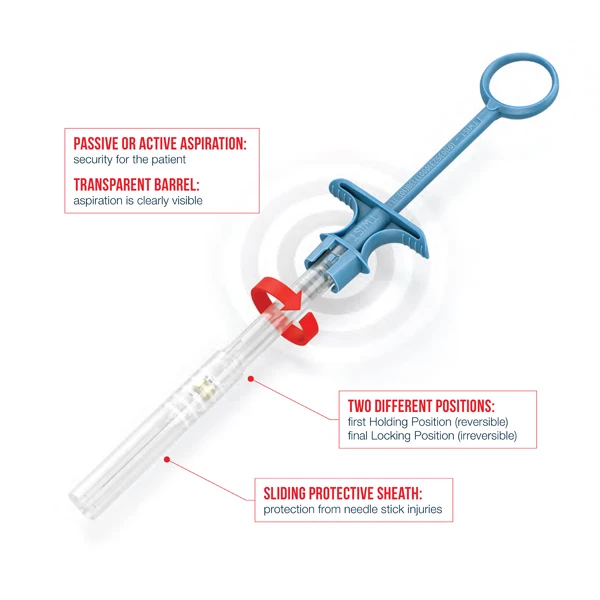 Ультра безопасные иглы Plus Twist XL стерильные, 27G длинные (желтые), 100 шт./упаковка + 1