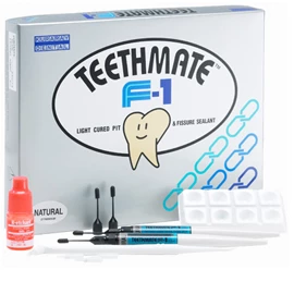 Teethmate F-1 Pit and Fissure Sealant - Natural Kit, Light Cure. 2 - 2.5ml