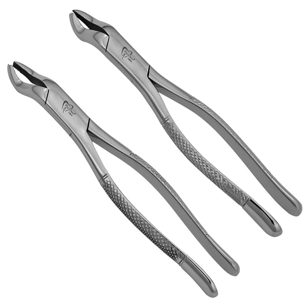 ProDent USA 53L Forceps de extracción izquierdo y 53R derecho. Serrados.