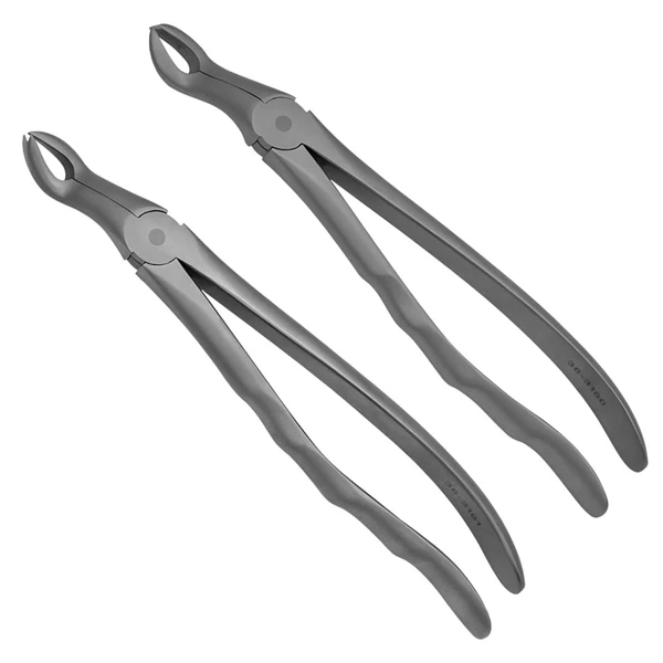 Forceps de extracción de molares superiores derecho e izquierdo ProDent USA.