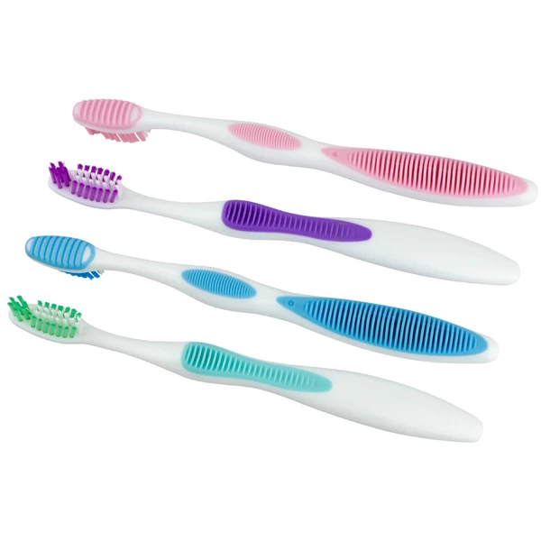 Plak Smacker Dual Control II Toothbrush, Assorted Colors, 144/Bx