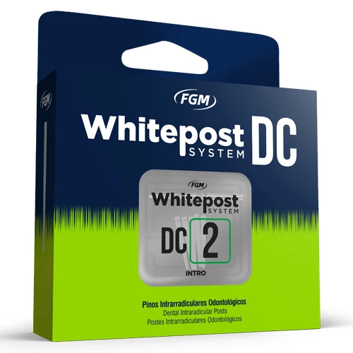 Kit de introducción Whitepost System DC 2 codificado por colores. Contiene 5 postes DC #2 y 1 taladro.