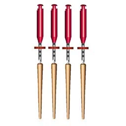 Quick-Fill Obturators - 21 mm, #15 Titanium 4/Pk. Alpha phase gutta percha on