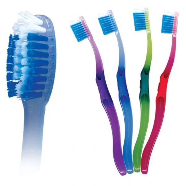 620 Ortho Compact Head Soft Toothbrush, 49 Tufts, Cello Wrapped, 100/Box, Single Box.