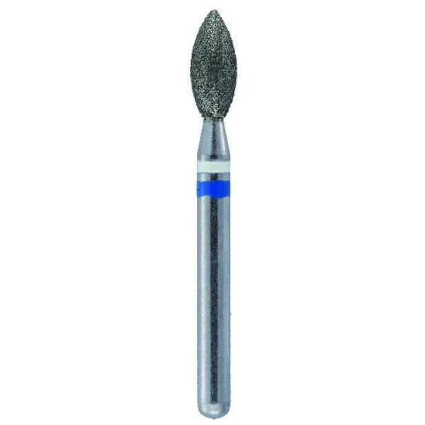 Crosstech FG #368.023 Fresa de diamante en forma de balón de fútbol de grano medio para ajuste de zirconia, 5/unid.