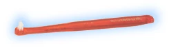 GUM G-U-M End Tuft Zahnbürste, flacher Schnitt, 3 Reihen, 7 Büschel, kleiner Kopf, Box
