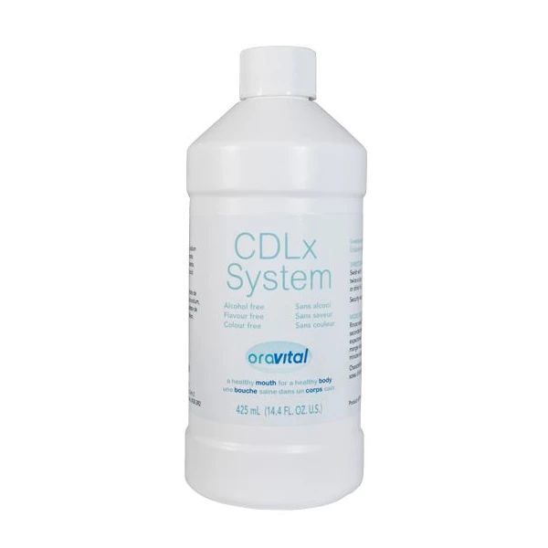 OraVital CDLx Rinse - Unflavored, 14.4 oz Bottle
