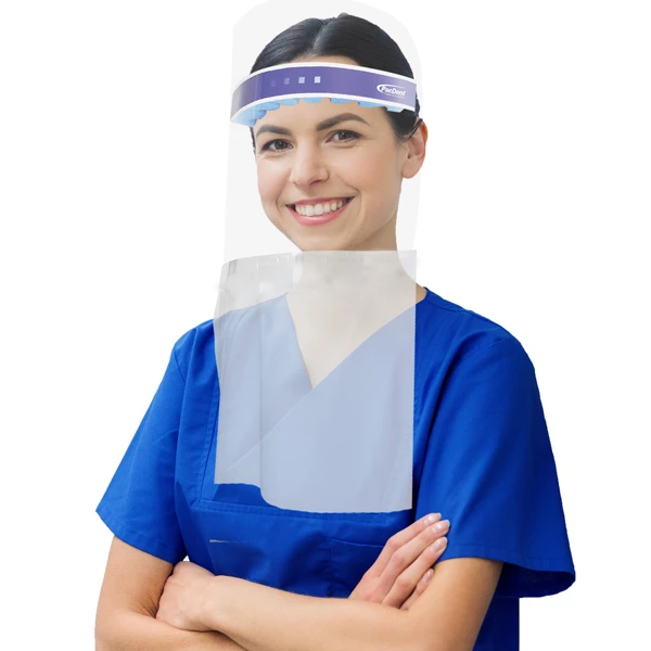 Armor Drape-It Disposable Face Shield Drapes, 144/Box.