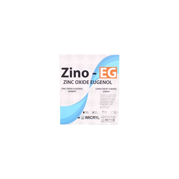 Zino-Eg Zinkoxid-Eugenol-Zement basiertes Pulver- und Flüssigkeitssystem, 75 g Pulver und 20 ml Eugenol.