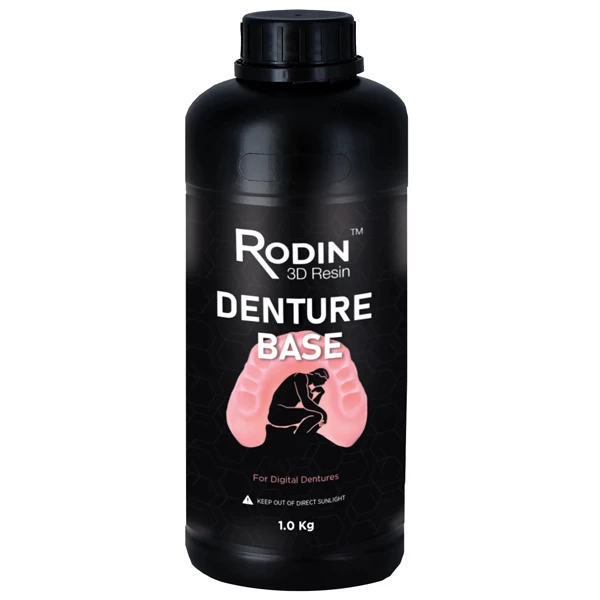 Rodin Base Protesica Originale Resina 3D, Bottiglia da 1kg, 1/Pk.