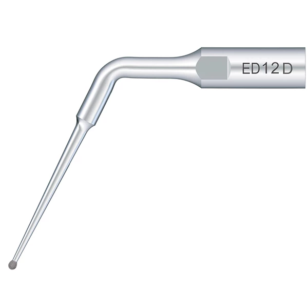 DTE Ultrasonic Endo Silver Tip ED12D with Diamond Coating 1/Pk. Ball Head