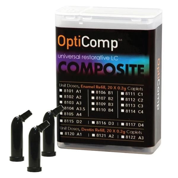 OptiComp Shade A3.5, 20 x 0.2 г единичных доз, комплект для пополнения эмали.