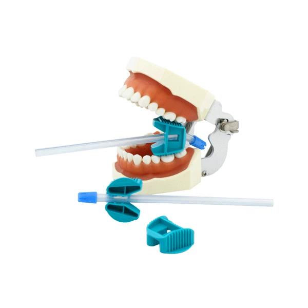 EZ Bite Block Large Disposable Mouth Prop, Teal, 100/Pk