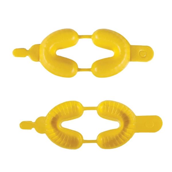 JMU Disposable Dental Fluoride Foam Trays, Medium, Yellow, 50/Pk
