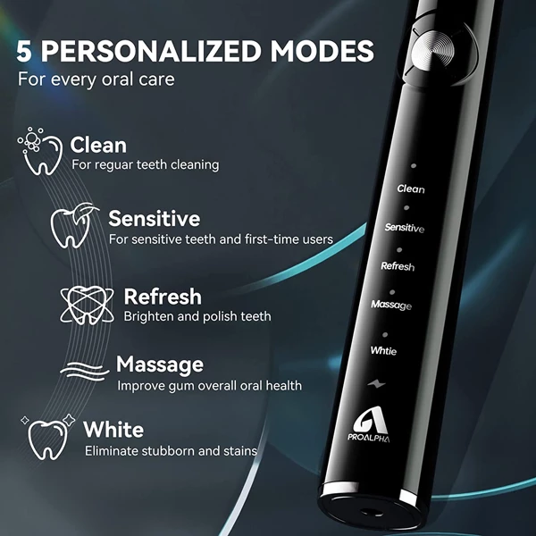 JTF elektrische Zahnbürste, grün