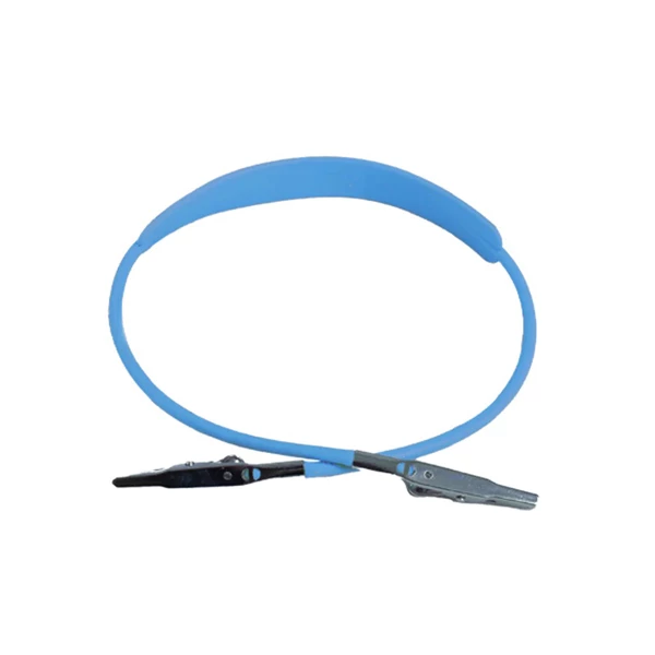 Clips para sujetar baberos dentales JMU, azules, 10/unidad.
