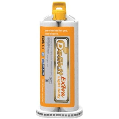 Delikit Extra Light Body, Regular Set, 50 mL Cartridges, 4/Pk