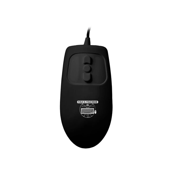 Mouse medico nero Mighty Mouse di grado 5 con 5 pulsanti 1/Pk.