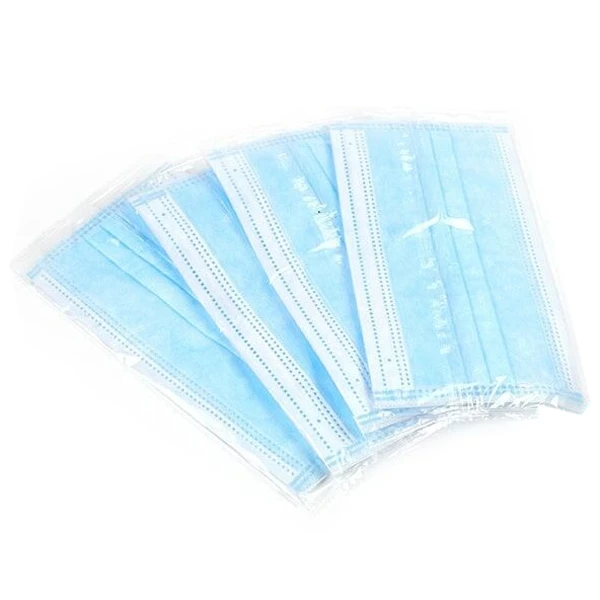 Mascarilla Procedimental Tigris Nivel 3, de 3 capas, azul, 50 por caja.