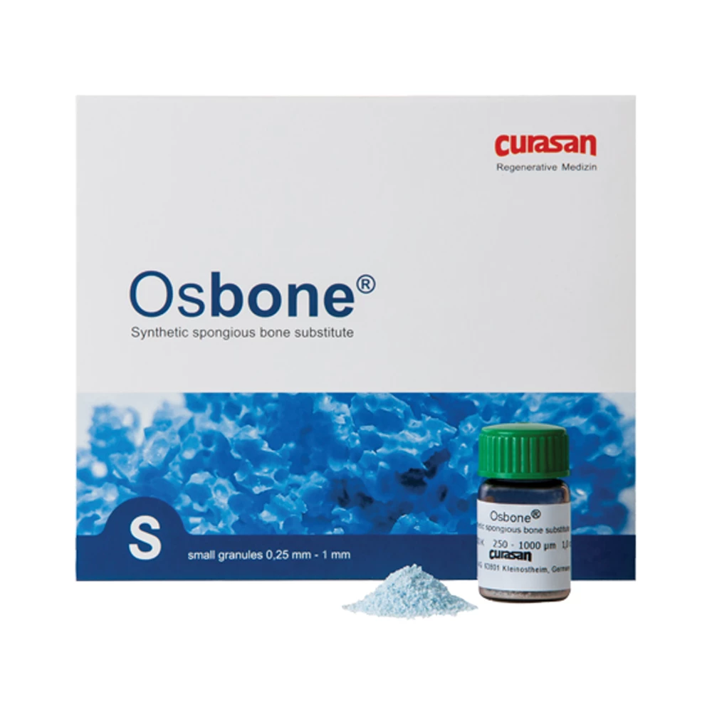Osbone Hidroxiapatita Injerto Óseo, 250-1000 micrones, frasco de 0.5 cc