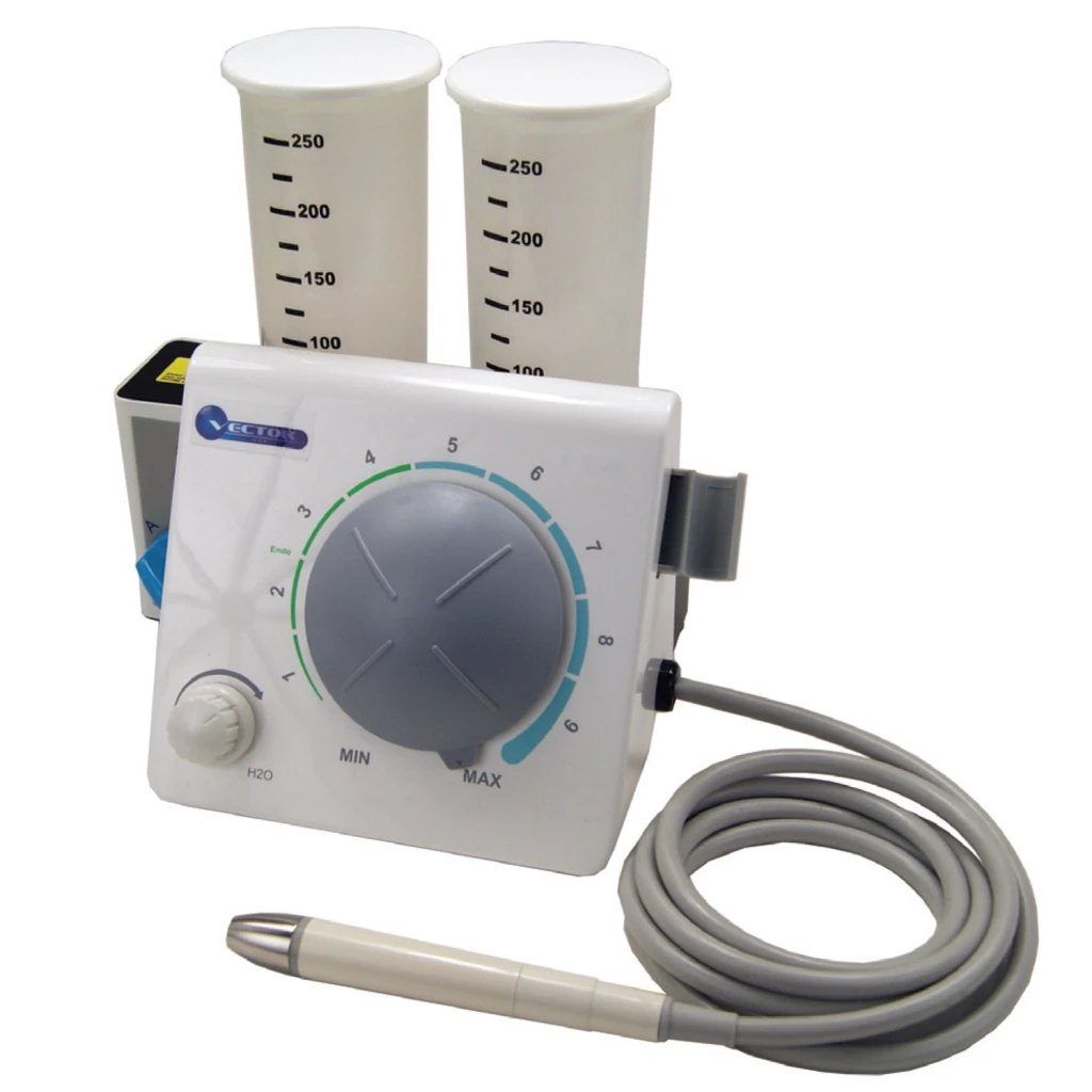 Escalador Vector Piezo Tech Power Plus con doble reserva de agua - estilo EMS. Escritorio.