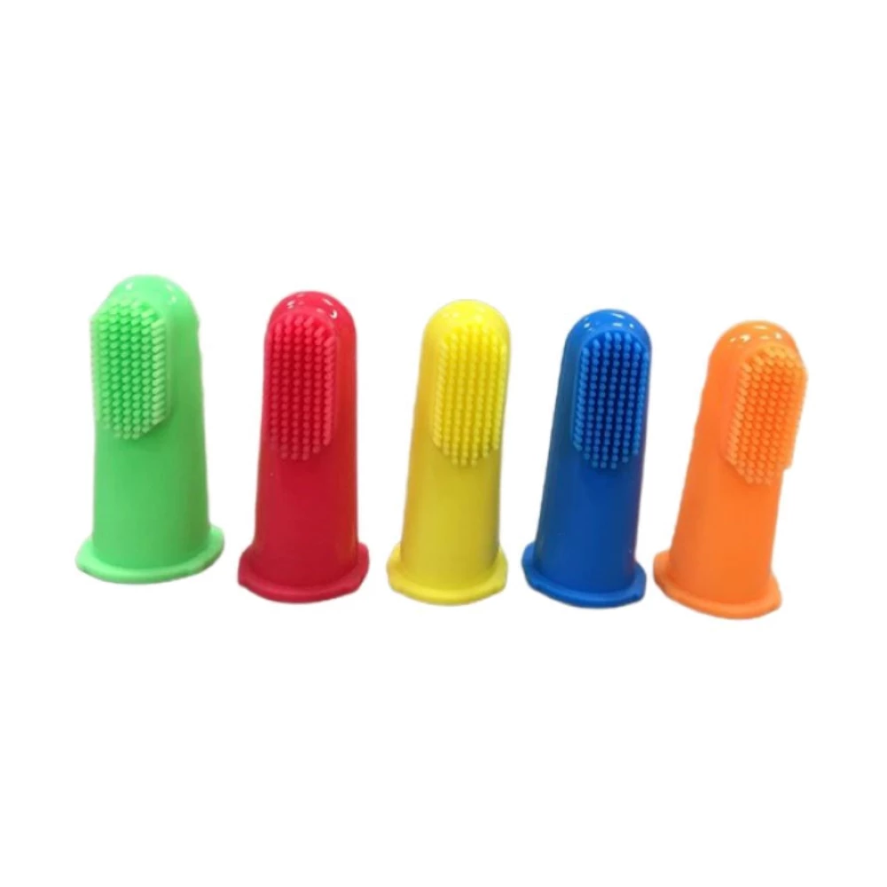 Spazzolino da dito per neonati Plak Smacker, assortito, 15 pz.