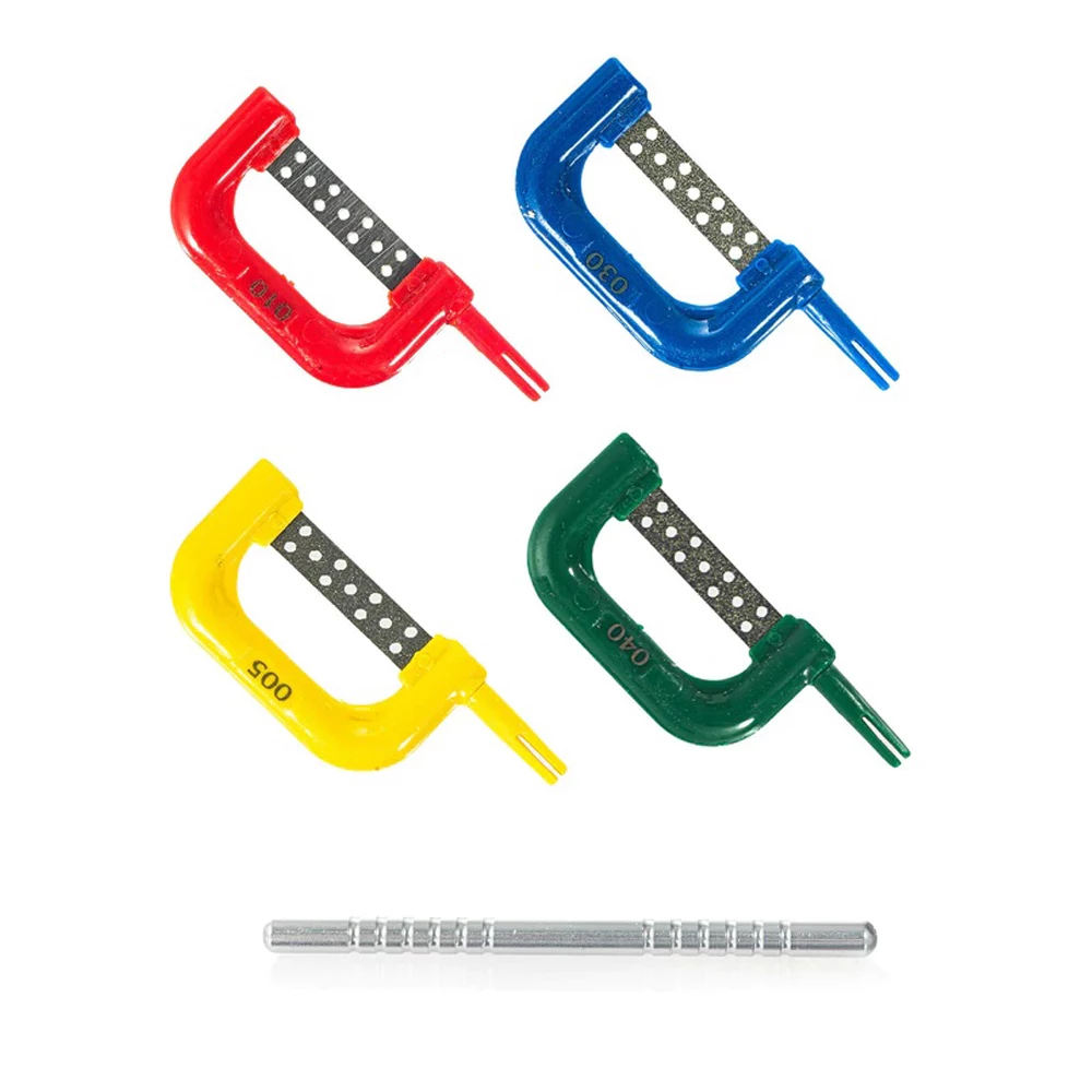 Microdont MIR Mikrodont Interproximal Reduktionssystem 1.0, 12 Stück und 1 MIR Griff