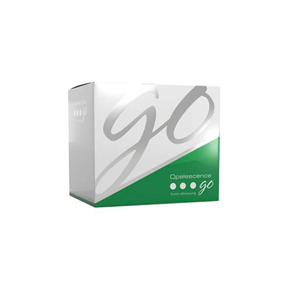 Opalescence Go готовые отбеливающие капы, мятный вкус 15%, 4 капы, один комплект