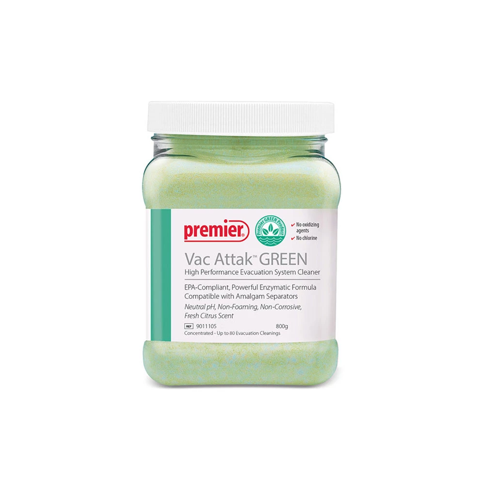 Vac Attak GREEN Powder High-Performance Evacuation System Cleaner, 800g, Single Jar Vac Attak GREEN Powder High-Performance Evacuation System Cleaner, 800g, Single Jar