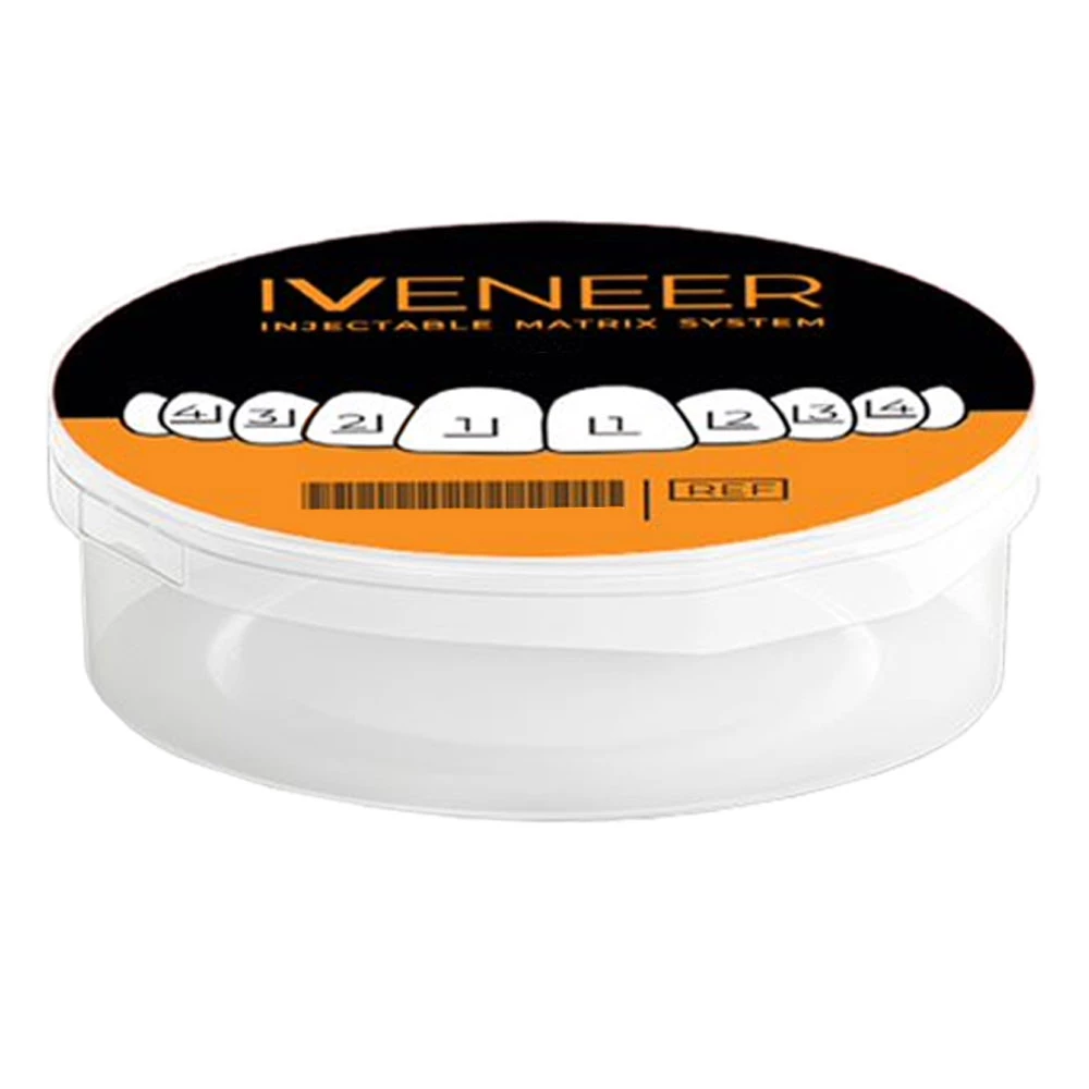 Kit de recarga del sistema de matrices inyectables IVENEER, tamaño 1 izquierdo - L, 10 matrices/paquete.