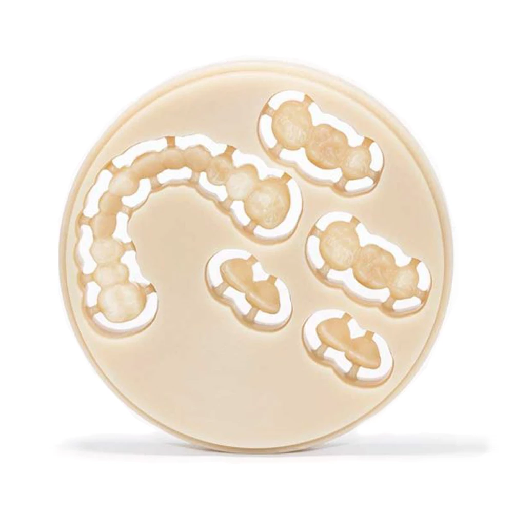Portux CAD/CAM Multi-Layer PMMA Disc, 98.5mm x 20mm, Shade Bleach, 1/Pk.