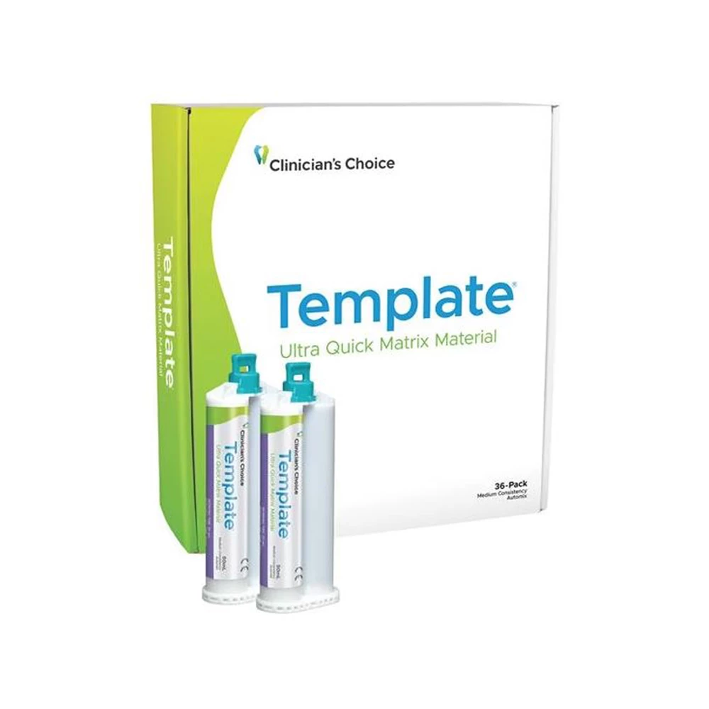Material de matriz temporal Ultra Quick, fotocurado, cartucho de 50 mL, 36 unidades por paquete.