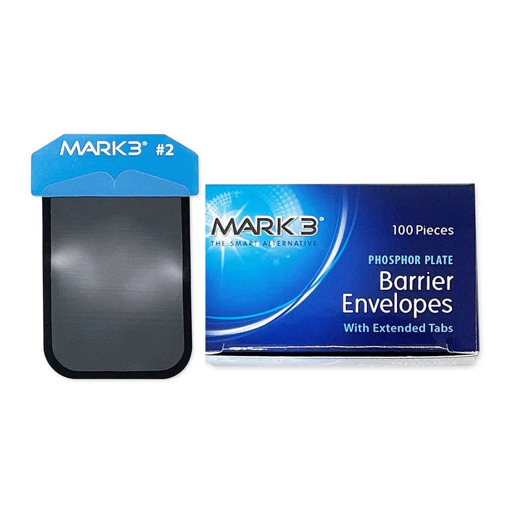 Envelope de Barreira para Placas de Fósforo MARK3 PSP, Tamanho #2 31x41mm, 100/Pacote
