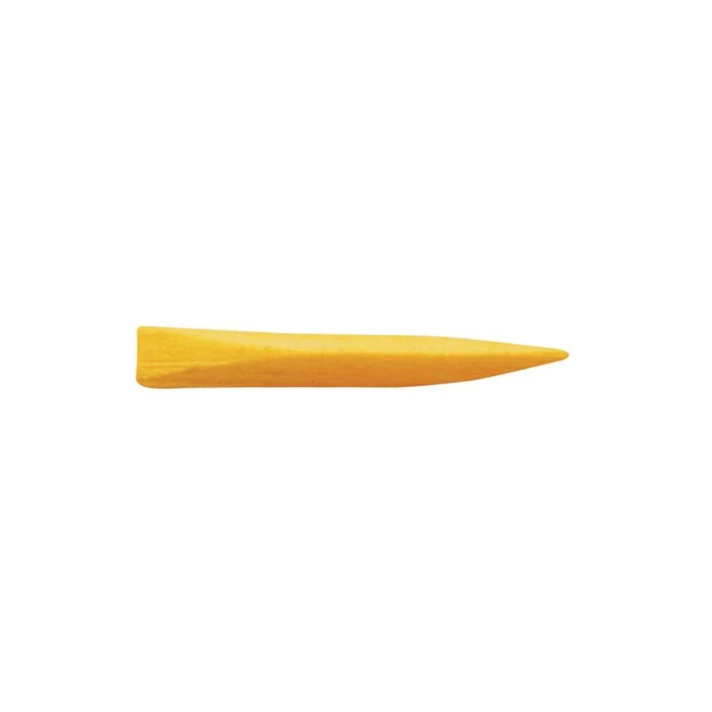 Clinician's Choice Contoured Wood Wedge, Yellow 15 mm, 100/Pk