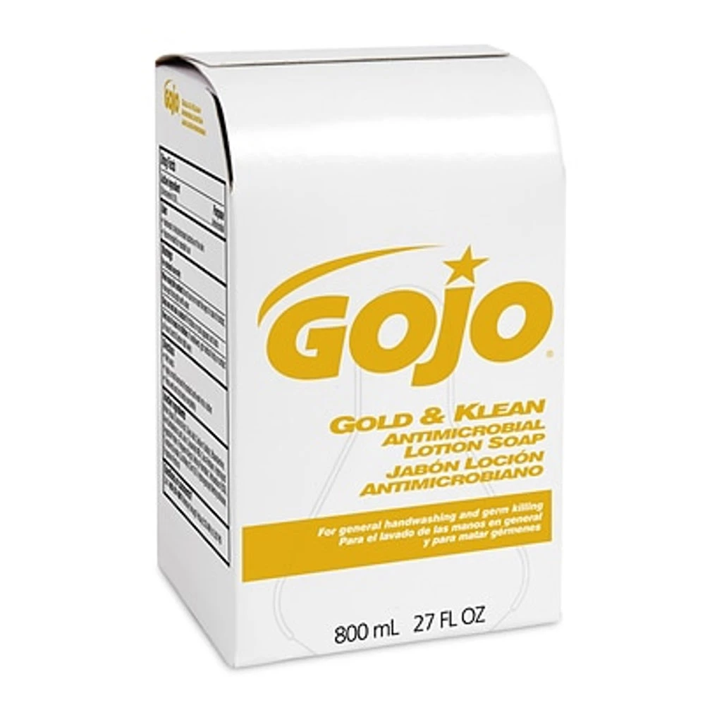 Gold & Klean GOJO antimikrobielle Lotionseife, 800 ml Nachfüllpackung, 1 Stück