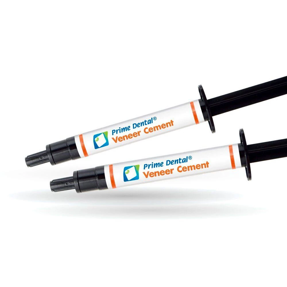 Kit de Cimento para Lentes de Contato Dentais Prime, Translúcido, Seringa de 2g