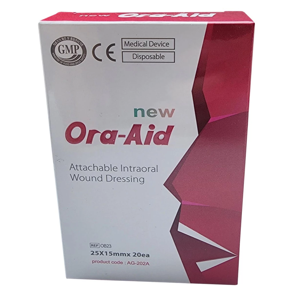 Ora-Aid Curativo Intraoral 15mm x 25mm, 20/caixa